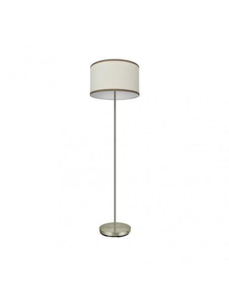Pie Salon Soprano 1xe27 Cuero/beis 154x40x40 Cm
