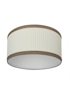 Pantalla Colgante/p.salon Soprano E27 Beis 40dx40dx21h