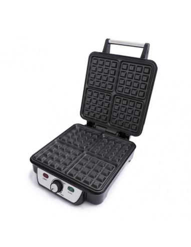 Walfrera 1500w C/termostato Para 4 Gofres Luz On/of Antiadherente Facil Limpieza