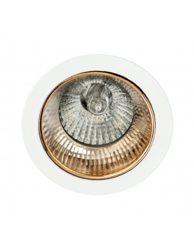 Empotrable Alfabeto 1xgu10 Oro/blanco 8d Orientable