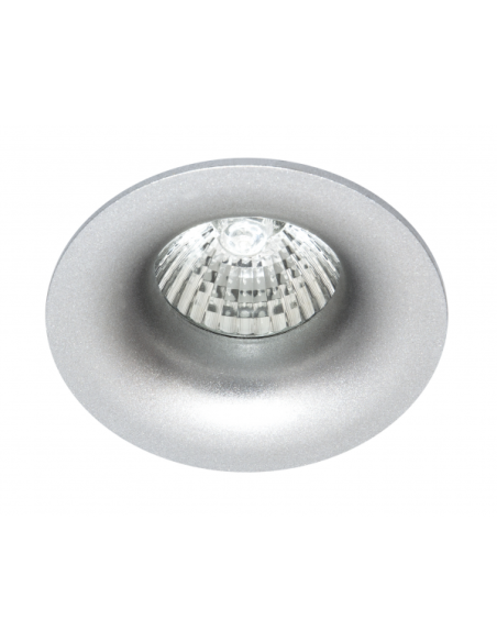 Empotrable Jeroglifico 1xgu10 Plata  3x8,5x8,5 Cm Corte 7d
