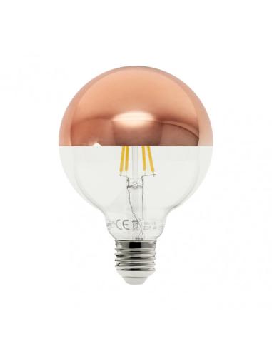 Bombilla 10w 4000k E27 Globo Reflector Oro Rosa 17,5x12,5x12,5 Cm