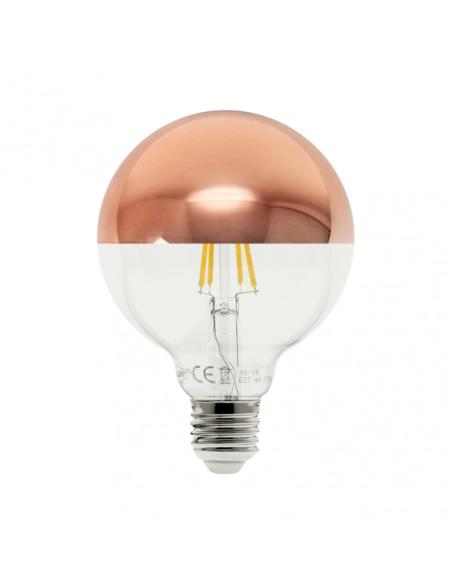 Bombilla 10w 4000k E27 Globo Reflector Oro Rosa 17,5x12,5x12,5 Cm