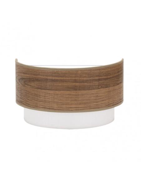 Aplique Myriam 1xe27 Madera Oscura 17x30x16 cm