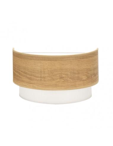 Aplique Myriam 1xe27 Madera Clara 17x30x16 cm