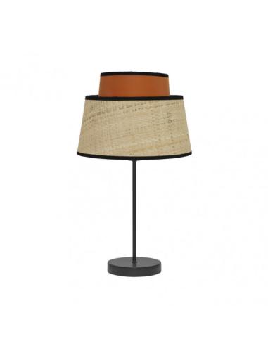 Sobremesa Jia 1xe14 Natural/calabaza 40x20x20 Cm
