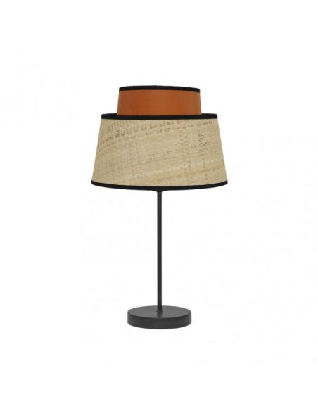 Sobremesa Jia 1xe14 Natural/calabaza 40x20x20 Cm