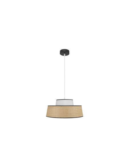Colgante Jia 1xe27 Natural/blanco Regx40x40 cm