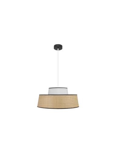 Colgante Jia 1xe27 Natural/blanco Regx50x50 cm