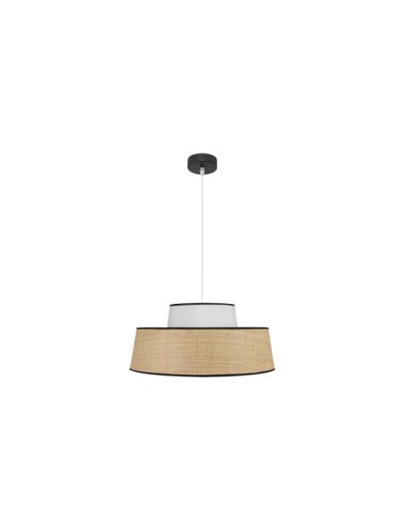 Colgante Jia 1xe27 Natural/blanco Regx50x50 cm