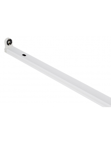 Regleta Para Tubo 1xt8 Led Mica 150cm Blanca  3,3x151x4,5 Cm