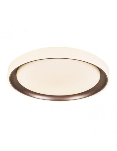 Plafon Luanda 72w 3000-4000-6000k Marron 7x49,5x49,5 Cm 7200lm Reg.intens. C.remoto C/memoria