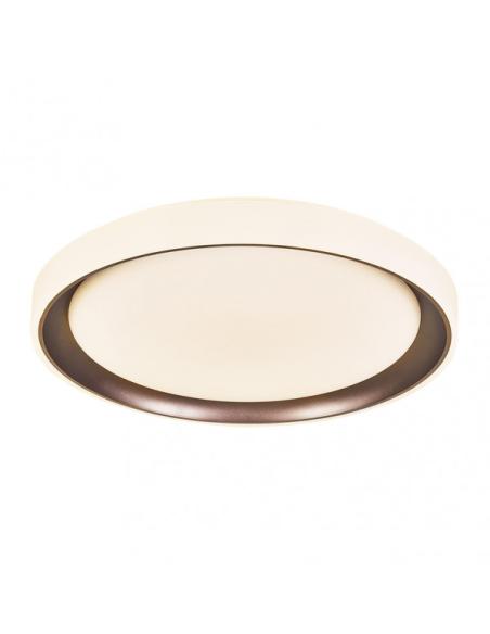 Plafon Luanda 72w 3000-4000-6000k Marron 7x49,5x49,5 Cm 7200lm Reg.intens. C.remoto C/memoria