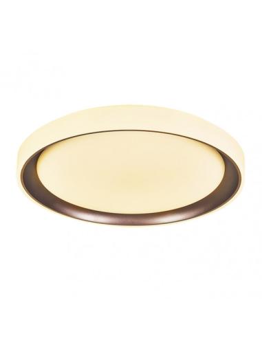 Plafon Luanda 72w 3000-4000-6000k Marron 7x49,5x49,5 Cm 7200lm Reg.intens. C.remoto C/memoria