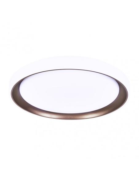 Plafon Luanda 72w 3000-4000-6000k Marron 7x49,5x49,5 Cm 7200lm Reg.intens. C.remoto C/memoria
