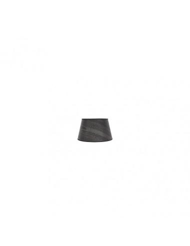 Pantalla Salma Pinza Madera Negra 10dx8dx8h  Conica Abierta