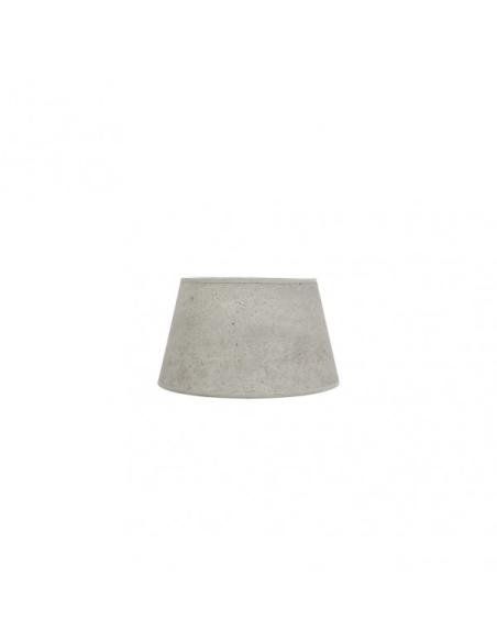 Pantalla Salma E27 Cemento Gris 20dx15dx12,5h