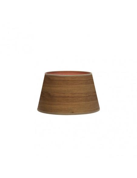 Pantalla Salma E27 Madera Oscura 25dx20dx15h