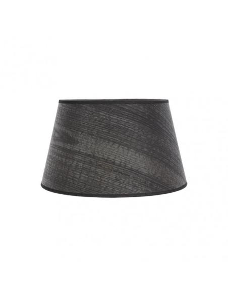 Pantalla Salma E27 Madera Negra 35dx25dx20h Conica  Abierta