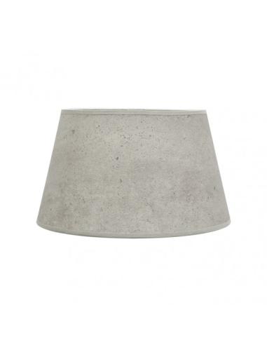 Pantalla Salma E27 Cemento Gris 40dx30dx25h Conica  Abierta