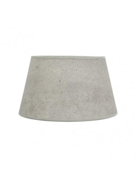 Pantalla Salma E27 Cemento Gris 40dx30dx25h Conica  Abierta