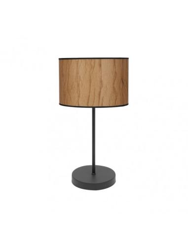 Sobremesa Alto Tapiro 1xe27 Pergamino/negro 63x30x30 Cm