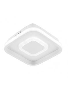 Plafon 24w 3000-4000-6000k Elma Blanco 5,5x21x21 Cm 2280 Lm C/memoria De Color De Luz