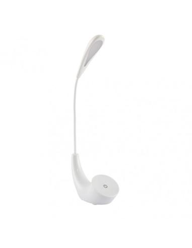 Flexo Ancla 5w 6000k Blanco 375lm 43x7,5x15,5 Cm Regulable 3 Intensidades, Flexible, Orientable Y Tactil