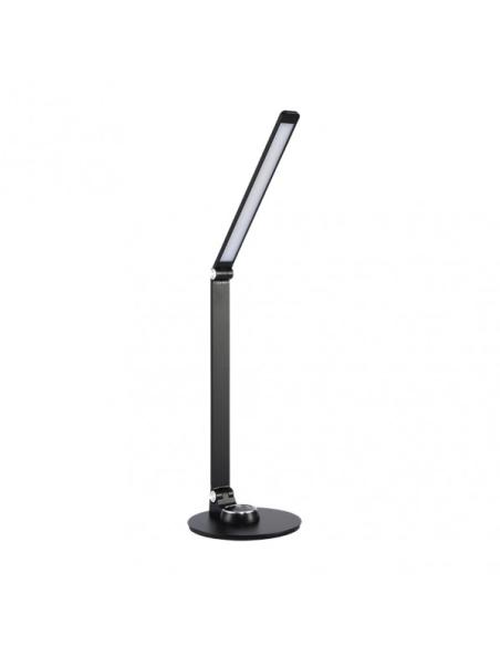 Flexo Baritono 8w 3000k-4000-6500k Negro 54x16,5x29cm 600lm Intensidad Regulable, Tactil Y Plegable
