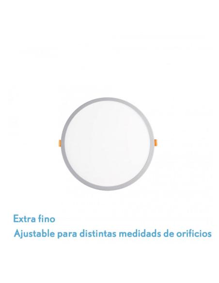 Downlight 8w 5500k Blanco Lejania 1x12x12cm  760lm Empotrar Corte Ajustable 5-10,5d