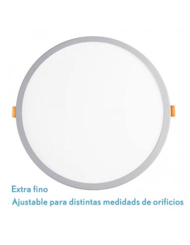 Downlight 20w 5500k Blanco Lejania 1x23x23 Cm 1900lm Empotrar Corte Ajustable 5-21d