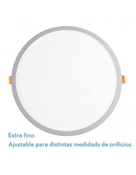 Downlight 20w 5500k Blanco Lejania 1x23x23 Cm 1900lm Empotrar Corte Ajustable 5-21d