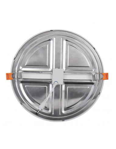 Downlight 20w 5500k Blanco Lejania 1x23x23 Cm 1900lm Empotrar Corte Ajustable 5-21d