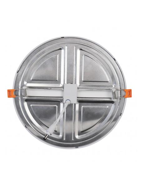 Downlight 20w 5500k Blanco Lejania 1x23x23 Cm 1900lm Empotrar Corte Ajustable 5-21d