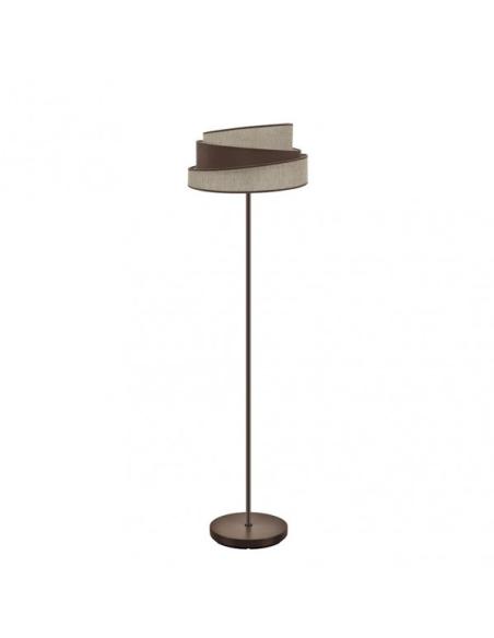 Pie Salon Hara 1xe27 Marron/marron 162x40x40 Cm