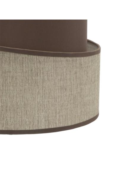 Pantalla Sobremesa Hara E14 Marron 18dx16dx14h