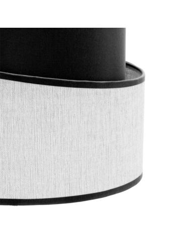 Pantalla Sobremesa Hara E14 Blanca/Negra 18dx16dx14h