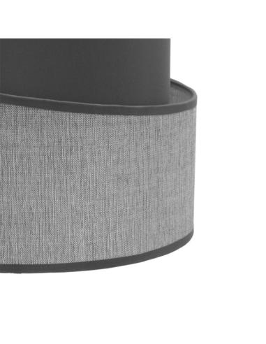Pantalla Sobremesa Hara E14 Gris 18dx16dx14h