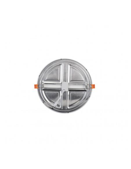 Downlight 8w 4000k Blanco Lejania 1x12x12 Cm 760lm Empotrar Corte Ajustable 5-10,5d