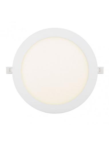 Downlight Obsidiana 24w 4000k Blanco Redondo 2040lm  2,5x30x30 Cm Corte 27,5 Cm