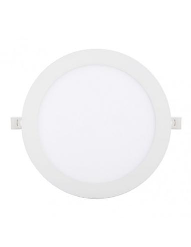 Downlight Obsidiana 24w 4000k Blanco Redondo 2040lm  2,5x30x30 Cm Corte 27,5 Cm