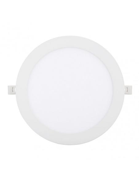 Downlight Obsidiana 24w 4000k Blanco Redondo 2040lm  2,5x30x30 Cm Corte 27,5 Cm