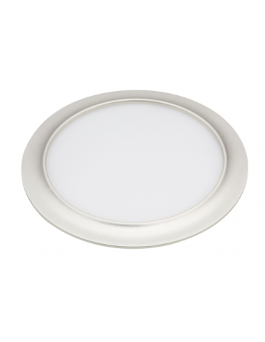 Downlight 20w 3000k Trevor Perla Plata 1600lm 1,5x23x23cm Corte 21d