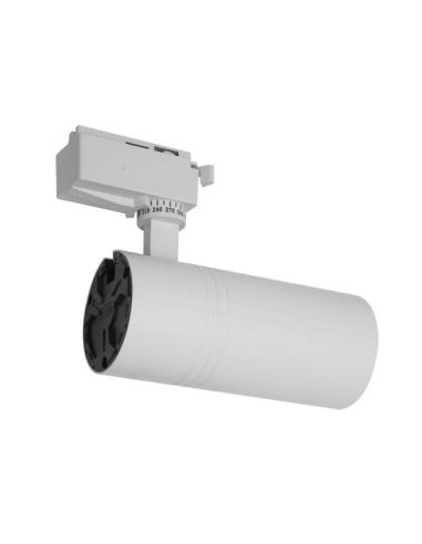 Foco Carril 30w 4000k Anzo Blanco 2700lm 36º  Orientable 360º Regx22x7,5 Cm