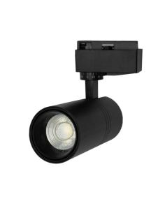 Foco Carril 30w 4000k Anzo Negro 2700lm 36º Orientable 330º Regx22x7,5 Cm 2