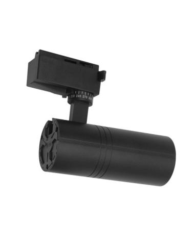 Foco Carril 30w 4000k Anzo Negro 2700lm 36º Orientable 330º Regx22x7,5 Cm