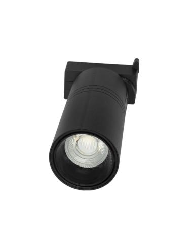 Foco Carril 30w 4000k Anzo Negro 2700lm 36º Orientable 330º Regx22x7,5 Cm