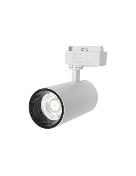 Foco Carril 20w 6000k Anzo Blanco 1800lm 36º Orientable Regx18x6,2 Cm