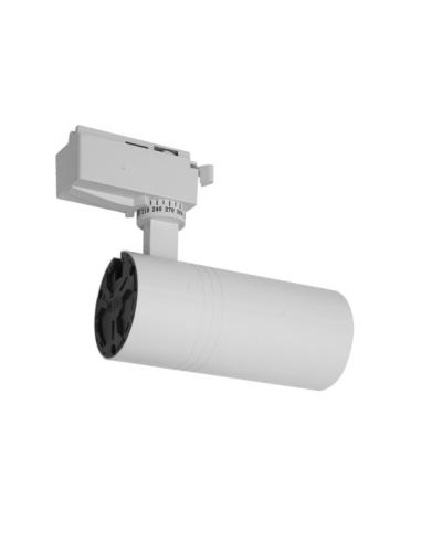 Foco Carril 20w 6000k Anzo Blanco 1800lm 36º Orientable Regx18x6,2 Cm