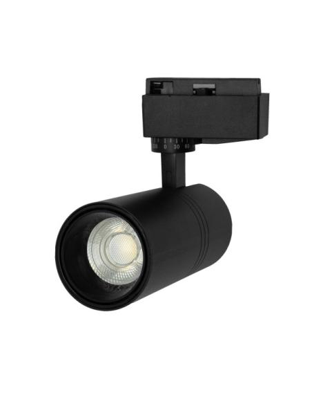 Foco Carril 30w 6000k Anzo Negro 2700lm 36º Orientable 330º Regx22x7,5 Cm